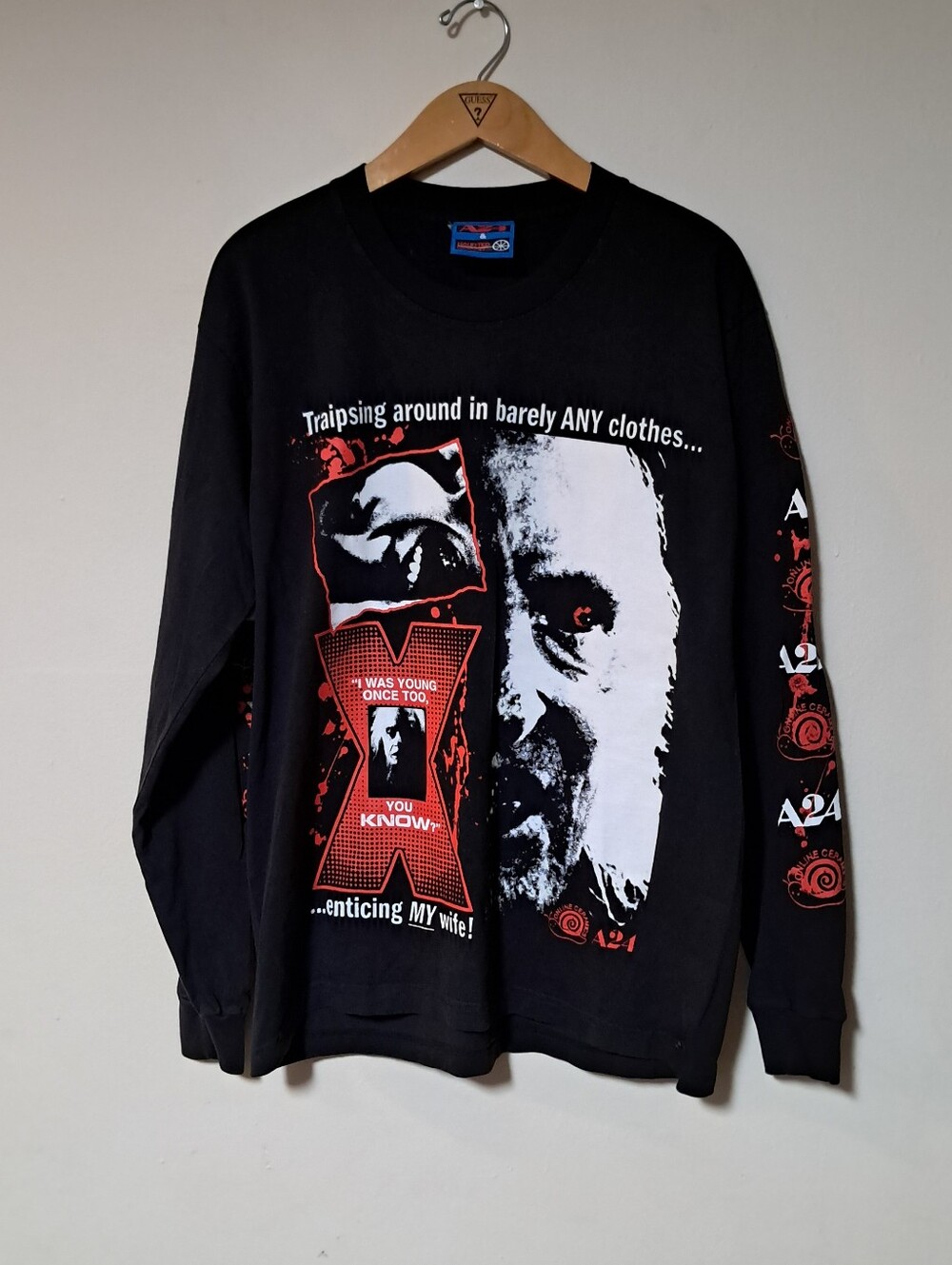 A24 Hunting Wagon Online Ceramics XMovie Long Sleeve T-shirt Slaughterhouse Sz M